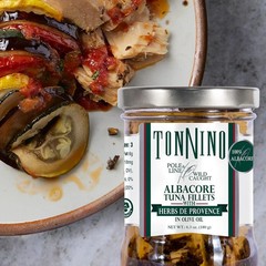 Tonnino Tuna Fish Albacore Olive Oil with Herbs de Provence – Pack of 6 – Al…