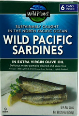 Wild Planet – Wild Pacific Sardines in Extra Virgin Olive Oil, 4.4 Ounce (6 Cou
