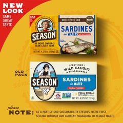 Wild Caught Sardines, No Salt, 22g Protein, Omega 3, Keto, Kosher, 12-Pack