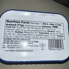 Trader Joe’s Smoked Trout Fillets in Oil Skinless 3.9 oz Tin, 10 Packs