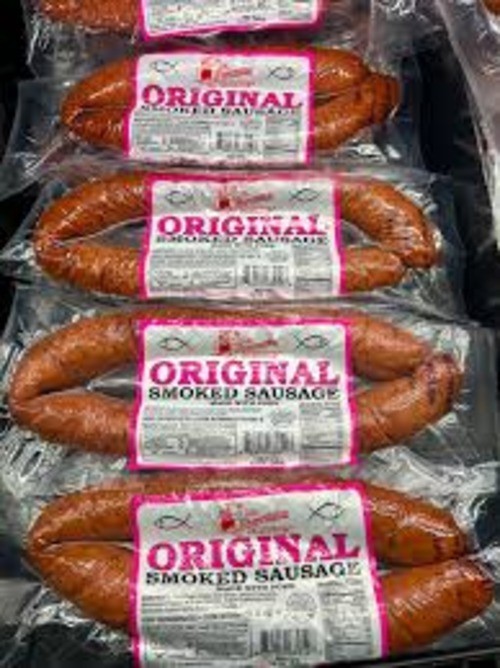 The Butcher Shoppe Original Smoked Sausage 14 Oz (4 Pack)