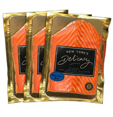 Natural Smoked Salmon Nova-Pre-Sliced Fully Trimmed,100% Natural Atlantic Salmon