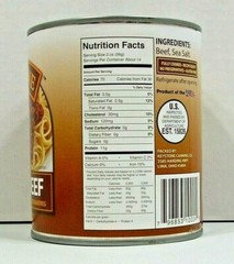 (8) KEYSTONE GROUND BEEF **ALL NATURAL – NO PRESERVATIVES – FULLY COOKED** 28 oz