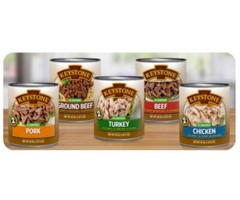 5 Cans – 1 of Each/Keystone All Natural Ground Beef, Beef, Chicken, Pork, Turkey