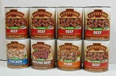 (8 Cans) Keystone ALL NATURAL (5) Beef (1) Chicken (1) Ground Beef (1) Pork 28oz