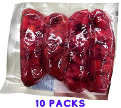 Asian Beef Sausage/ A pack of 6 oz x 10 packs/ សាច់ក្រកគោ/ ខ្វាគោ/ Made in USA