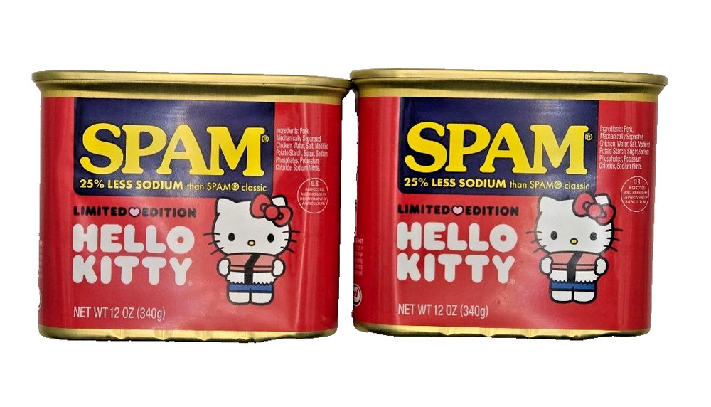 Hello Kitty Spam Limited Edition lot of 2