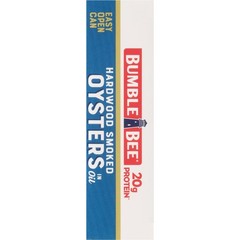 Bumble Bee Hardwood Smoked Oysters, 4 Pack 3.75 oz Cans, Ready To Eat Seafood