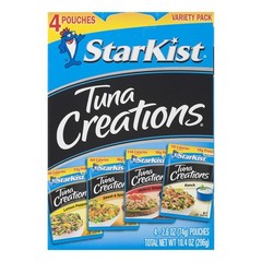 Tuna Creations, Variety Pack, 2.6 Ounce Pack of 4