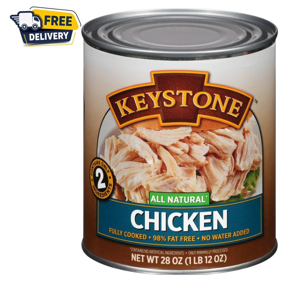 Keystone All Natural Chicken Canned -28 oz ,Free Shipping