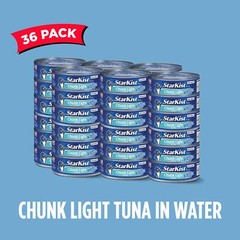 Chunk Light Tuna in Water 12 – 5 oz Cans Pack of 3 – 36 Total Cans
