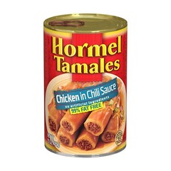 Hormel Tamales CHICKEN in CHILI SAUCE Sauce 99% Fat Free 15 oz. (3 Pack)