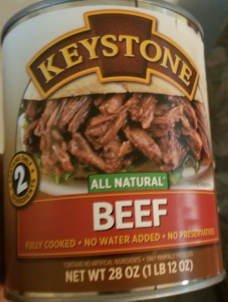 Keystone Meats All Natural Beef, 28 Ounce