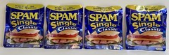 Spam Single Classic 2.5 Ounce Pouches (Pack of 4) Ready to Eat Fully Cooked Meat