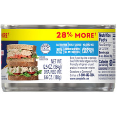 Swanson White Premium Chunk Canned Chicken Breast in Water, Fully Cooked Chicken