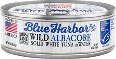 Wild Albacore Solid White Tuna in Water with Sea Salt – 4.6 oz Can, 12 Pack