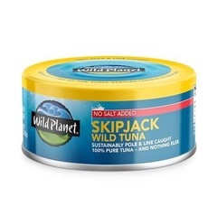 Pack of 12 Wild Planet Skipjack Wild Tuna, No Salt Added, Canned Tuna, Sustainab
