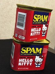 SPAM 25% Less Sodium Limited Edition Hello Kitty Pork Meat 12 oz Cans 2-Pack
