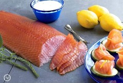 Whole Smoked Salmon Nova Fillet-Most Awarded,Non-Sliced, Atlantic Salmon Fillets