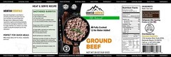 3 Cans – Mountain Essentials All Natural Ground Beef Fully Cooked 28oz Meat