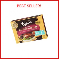 Reese Large Smoked Oysters, 3.7 Ounce (Pack of 10)