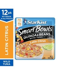 StarKist Smart Bowls Latin Citrus, 4.5 oz Pouch (Pack of 12) – Features Quinoa