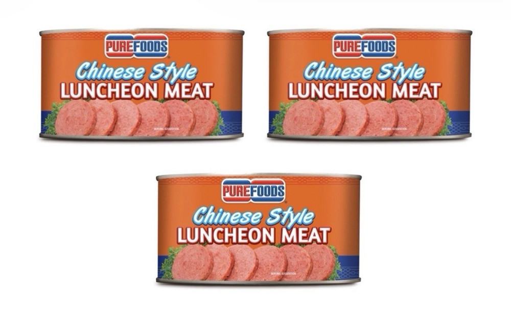 Purefoods Chinese Style Luncheon Meat (Pack of 3)