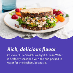 Chicken of the Sea Chunk Light Tuna in Water, 5 Ounce Pack of 24