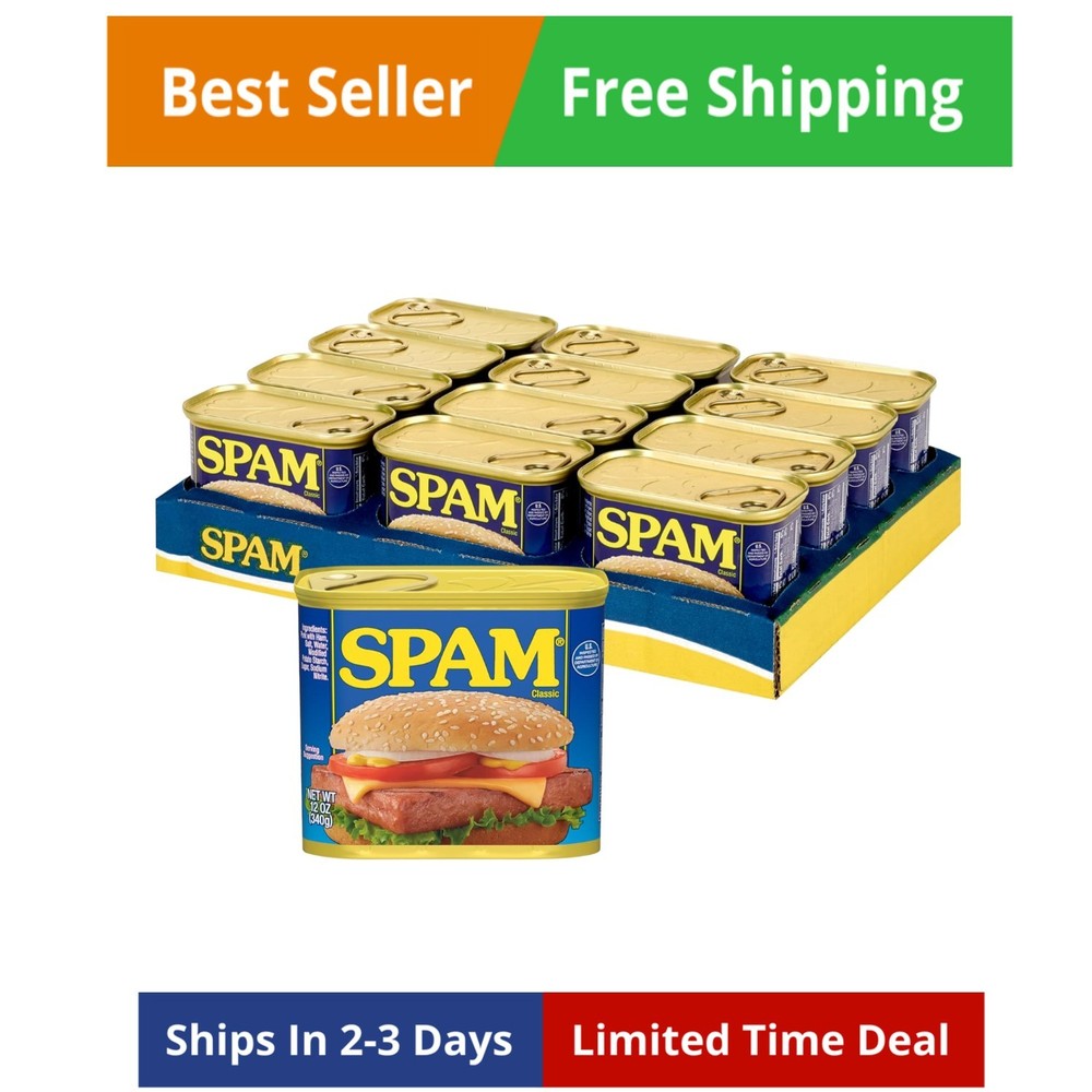 Classic, Canned Meat, 12 oz Can 12 Pack