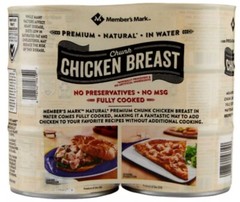 Member’s Mark Premium Chunk Chicken Breast, 12.5 Oz – 6 Pack, (Free Shipping)