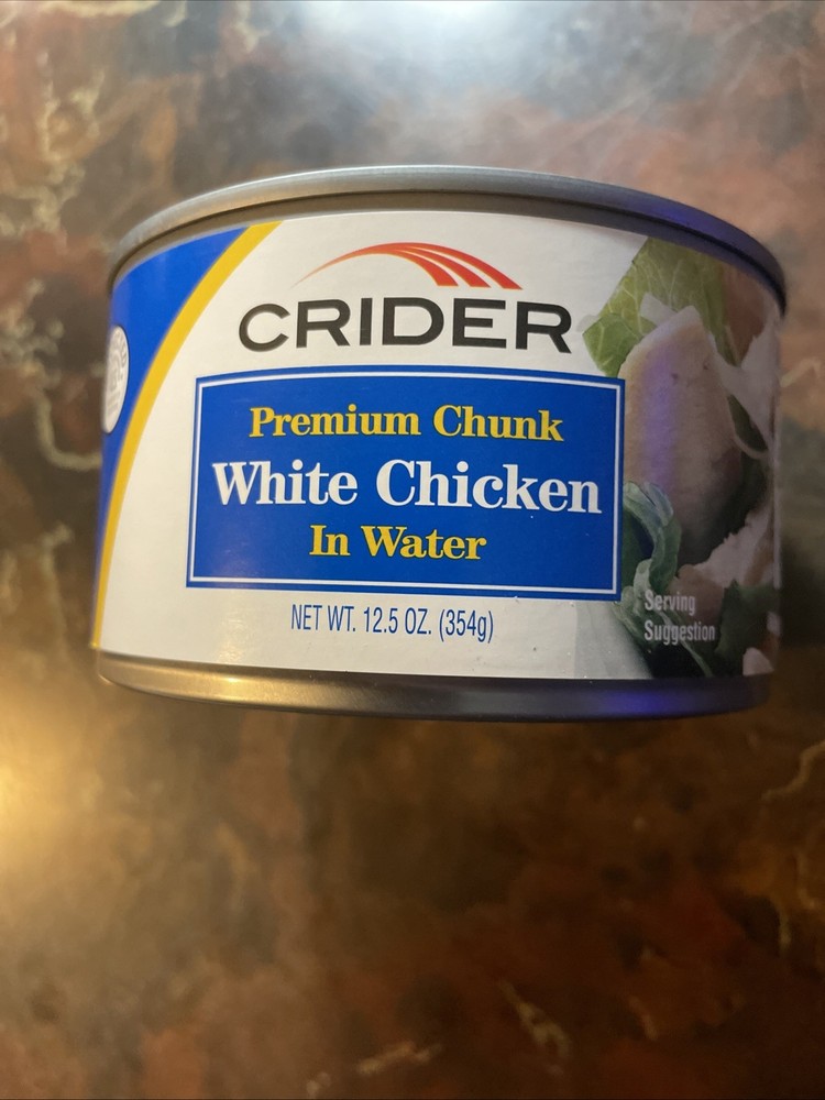crider premium white chicken in water 12.5 oz