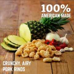 Gluten Free Pork Rinds, Paleo and Keto Friendly Airy Puffs, Crunchy High Prot…