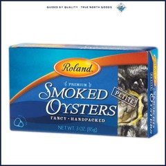 Petite Smoked Oysters, 3 Ounce Tins, Sustainable Wild Caught, Ready to Serve