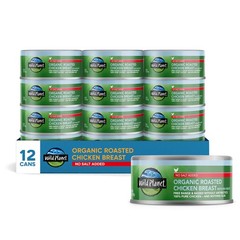 Wild Planet Organic Roasted Chicken Breast with Rib 5 Ounce (Pack of 12)