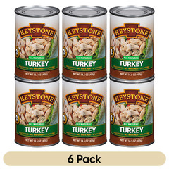 Keystone Meats Turkey 14.5oz – Pack of 6 Cans | Fully Cooked, No Preservatives