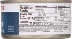 Bumble Bee Tiny Canned Shrimp, 6 oz Cans (Pack of 12) – Cooked, Peeled, Deveined