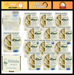 Wild Caught Petite Sardines in Extra Virgin Olive Oil, 4.2 oz – Hand-Packed, 12
