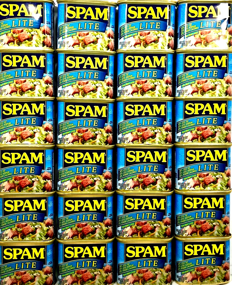 Spam Lite Luncheon Meat 12 oz ( Pack of 24 )~4/2027