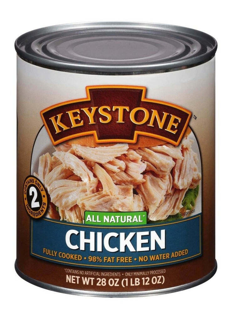 Keystone All Natural CannedChicken 28 Oz Can