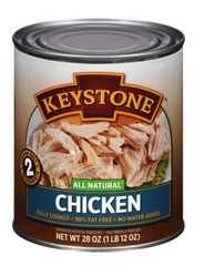 Keystone All Natural CannedChicken 28 Oz Can