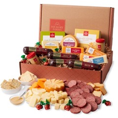 Hickory Farms Signature Beef Meat and Cheese Gift Basket Extra Large Box Set…