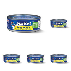 Chunk White Albacore Tuna in Water (Pack of 12), 5 Ounce Cans – Wild Caught, Hig