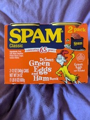 Spam Classic 2 pack : Celebrating 65 Years Dr. Seuss’s Green Eggs And Ham Book