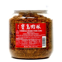 Formosa Brand Pork Sung Cooked Dried Pork Product 18 oz ( Pack of 6 )~06/2027