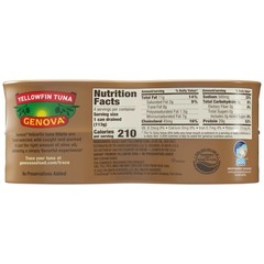 Genova Premium Yellowfin Tuna in Olive Oil 4 – 5 oz cans
