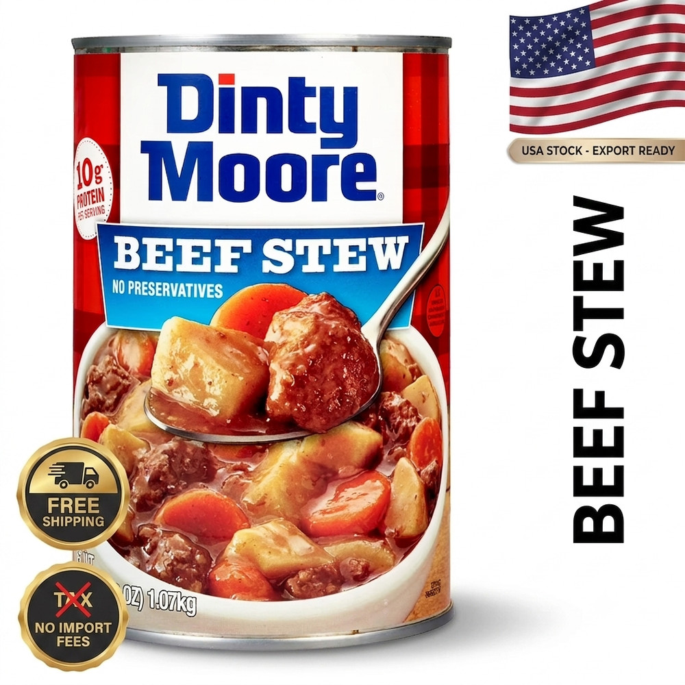 DINTY MOORE Beef Stew, Shelf-Stable, Steel Can 38 oz