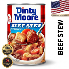 DINTY MOORE Beef Stew, Shelf-Stable, Steel Can 38 oz