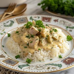 Swanson Chicken a la King – Tender Chicken in Creamy Sauce, Easy Meal Pack of 5