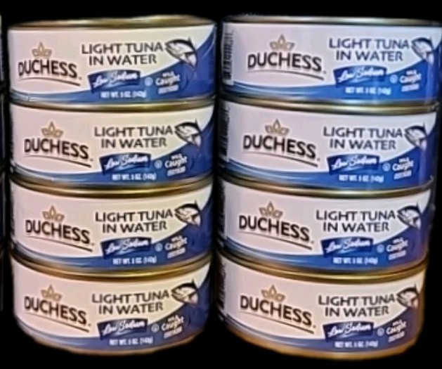10 DUCHESS CHUNK LT TUNA WILD CAUGHT LOW SODIUM WATER BBDATE 2026/2027 FREE SHIP