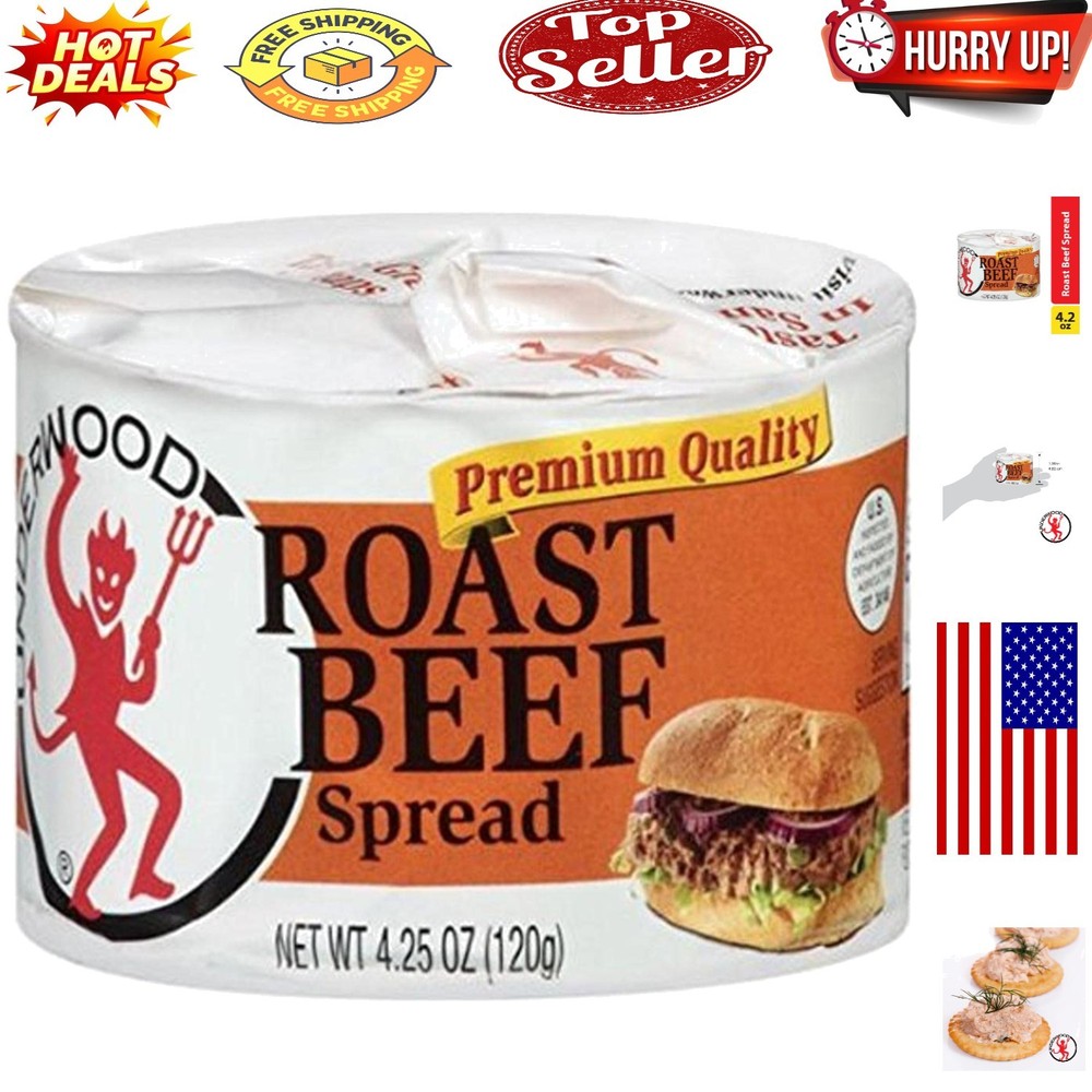 Convenient Roast Beef Spread, 4.25 Oz – A Gourmet Touch to Your Meals